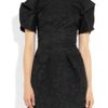 Roland Mouret Diana Brocade Dress in Black - Lyst