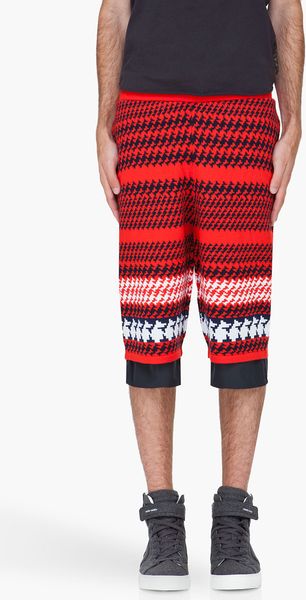 3.1 Phillip Lim Red Wool Runway Shorts - Lyst