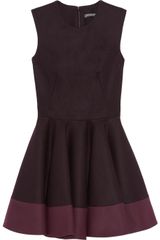 Alexander McQueen Flared Wool-Felt Dress
