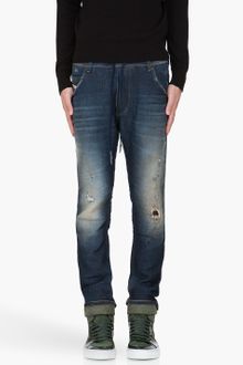 Diesel Navy Krooleyne Jogg Jeans - Lyst