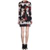 Dolce & Gabbana Lace Appliqué Mini Dress in Black (floral) - Lyst