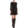 Givenchy Knit Flare Dress in Black - Lyst