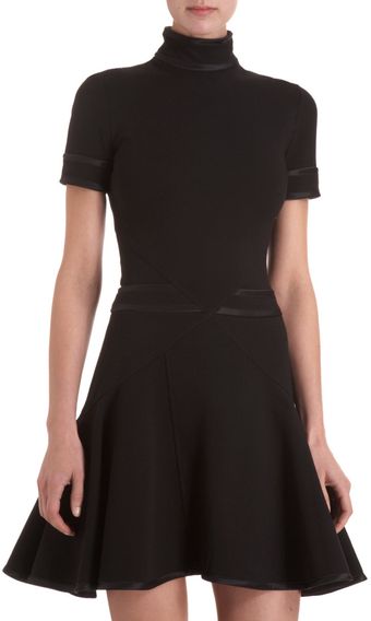 Givenchy Slim Punto Milano Flare Dress - Lyst