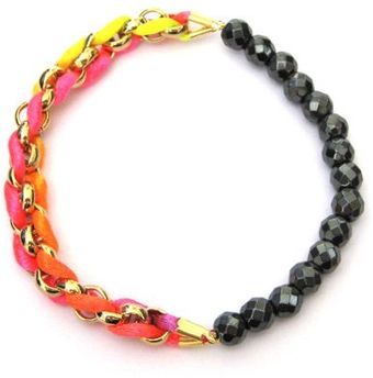 Yuen London Pink Mix Hematite Facets Bracelet - Lyst