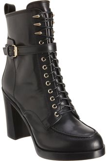 Givenchy Laceup Apron Toe Ankle Boot - Lyst