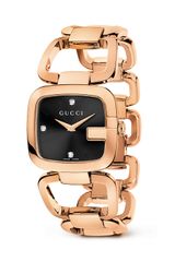 Gucci G 18k Pink Gold Pvd Bracelet Watch 32mm
