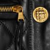 Moschino Quilted Leather Jacket in Black - Lyst