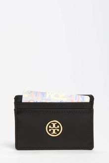 Tory Burch Robinson Slim Card Case - Lyst