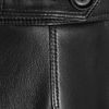 Burberry Pleated Leather Skirt in Black - Lyst