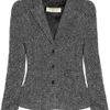 Burberry Tweed Jacket in Gray - Lyst