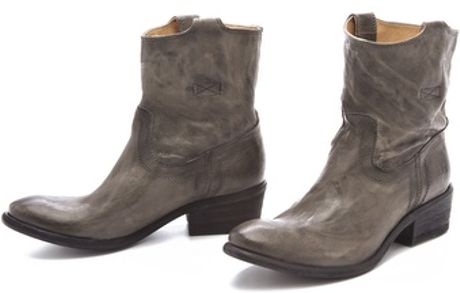 charcoal grey booties