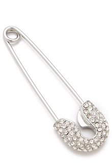 Juicy Couture Safety Pin Brooch - Lyst