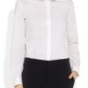 Maje Sibel Crystalembellished Cotton Shirt in White - Lyst