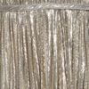 Oscar De La Renta Pleated Lamé Gown in Silver (gold) - Lyst