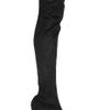Stella Mccartney Faux Suede Thigh Boots in Black - Lyst