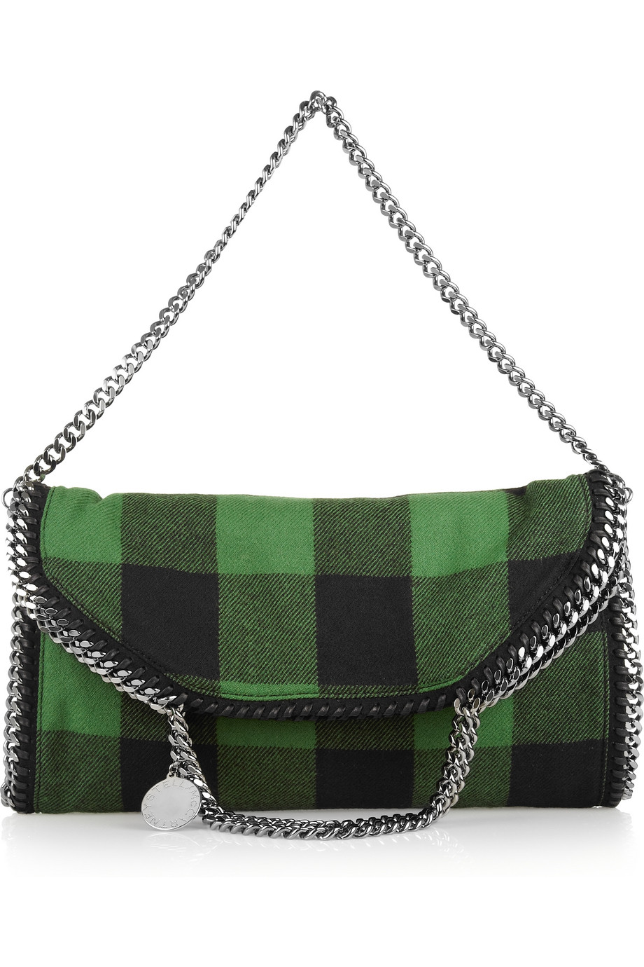plaid wool bag