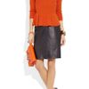 Tory Burch Woolblend Peplum Sweater in Orange - Lyst