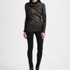 Alexander Wang Asymmetrical Shrink Wrap Top in Black - Lyst