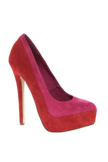 Asos Asos Paradise Suede Platform Court Shoes - Lyst