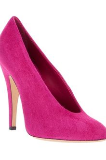 Casadei Suede Pump - Lyst
