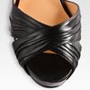 Christian Louboutin Bandra Leather Platform Sandals in Black - Lyst