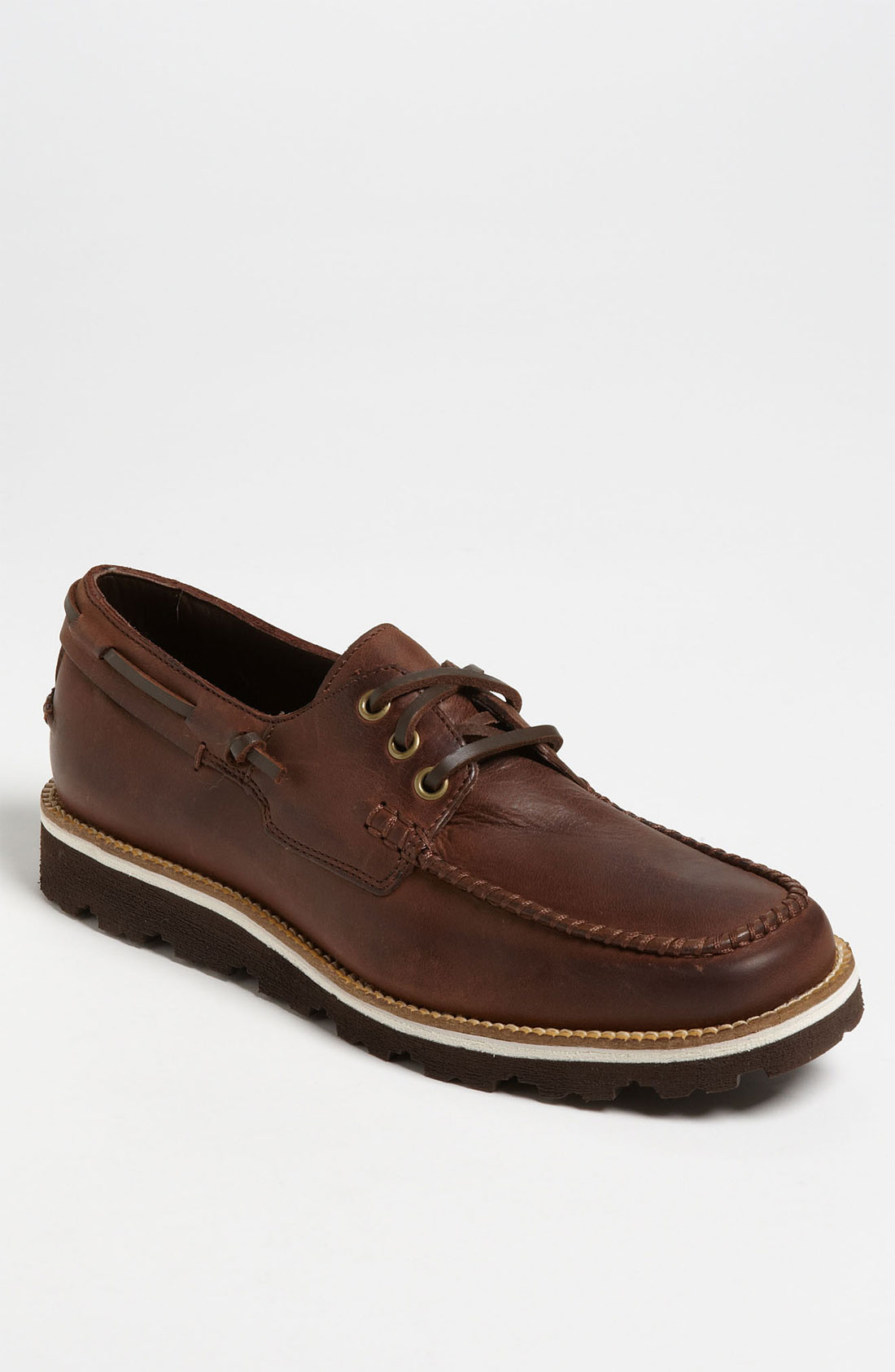 Cole Haan Air Bretton Boat Shoe in Brown for Men (mahogany