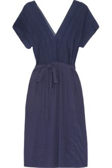 Diane Von Furstenberg Malena Georgette and Crepe Dress - Lyst