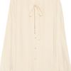 Diane Von Furstenberg Pwerleena Silk Crepe De Chine Shirt in Beige (nude) - Lyst
