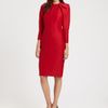 Giambattista Valli Puffedsleeve Dress in Red - Lyst