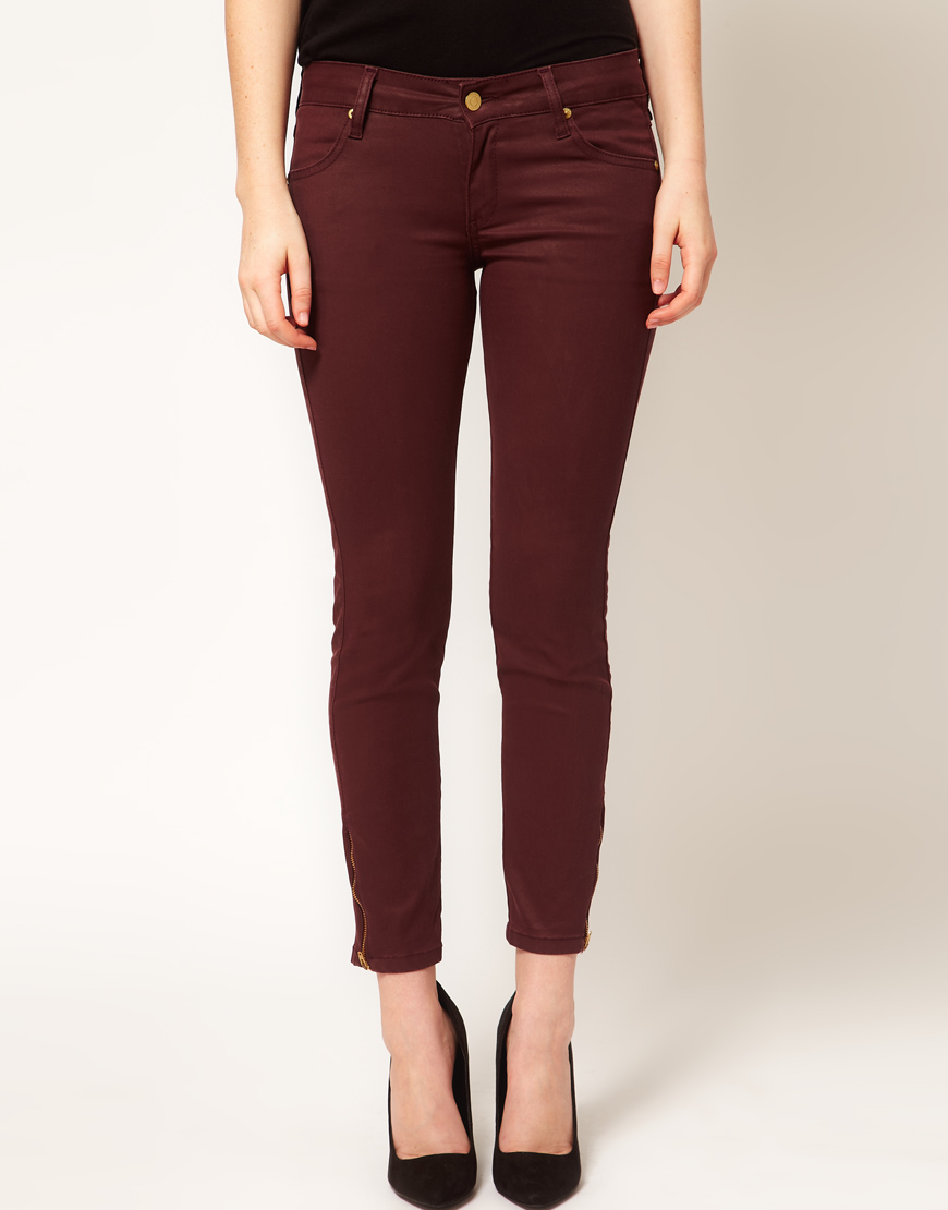 Ankle Zip Jeans URBANJ MEN'S WHITE DESTROYED ANKLE ZIPPER SKINNY JEANS. by KDNK. $ $ 26 Product Features Zipper on side ankle. Wax Denim Women's Juniors Ankle Jeans w Rough Ankle Hem. by Wax. $ - $ $ 17 $ 29 99 Prime. FREE Shipping on eligible orders. Some sizes/colors are Prime eligible.