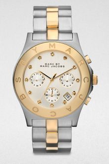 Marc By Marc Jacobs Twotone Stainless Steel Chronograph Watch - Lyst