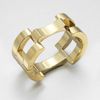 Michael Kors Hinged Link Bangle Bracelet in Gold - Lyst
