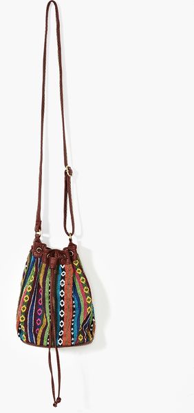 Nasty Gal Painted Desert Bucket Bag - Lyst