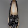 Stella Mccartney Loafer Wedge in Black - Lyst