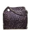 Stella Mccartney Falabella Faux Suede Shoulder Bag in Gray (leopard) - Lyst