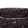 Stella Mccartney Falabella Faux Suede Shoulder Bag in Gray (leopard) - Lyst