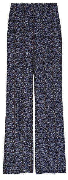 Versace Printed Silkchiffon Pants in Blue (navy) - Lyst