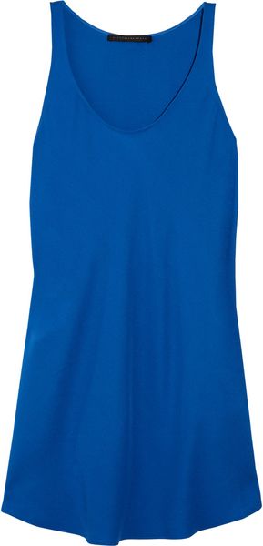 Victoria Beckham Drape Back Crepe Tank - Lyst