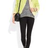 Acne Rita Shearling Biker Jacket in Yellow - Lyst