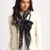Alexander Mcqueen Silk Skull Circle Scarf in Black - Lyst