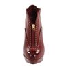 Alexander Mcqueen Brown Heel Boots in Brown (l) - Lyst