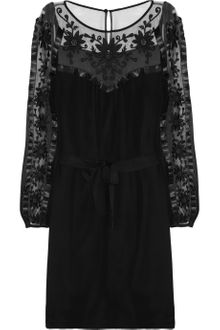 Alice By Temperley Vanessa Embroidered Tulle and Silk Crepe Dress - Lyst