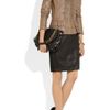 Alice By Temperley Page Lasercut Ruffled Leather Jacket in Brown (caramel) - Lyst
