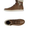 Balmain Hightop Trainers in Brown (khaki) - Lyst