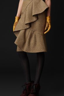 Burberry Prorsum Asymmetric Draped Pencil Skirt - Lyst