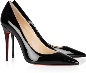 Christian Louboutin Decollete 100 Patentleather Pumps - Lyst