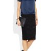 Christopher Kane Leopardprint Leather Clutch in Blue (leopard) - Lyst