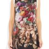 Dolce & Gabbana Printed Stretchsilk Mini Dress in Black - Lyst