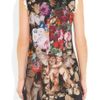 Dolce & Gabbana Printed Stretchsilk Mini Dress in Black - Lyst