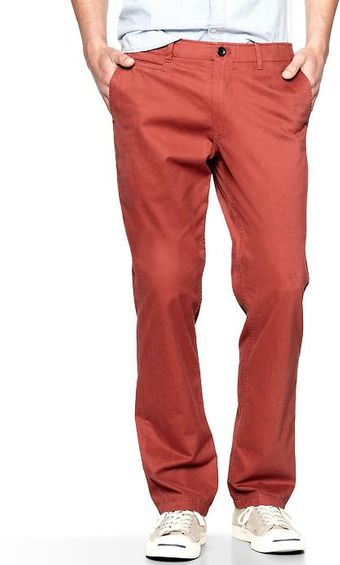 Gap Livedin Slim Khaki - Lyst